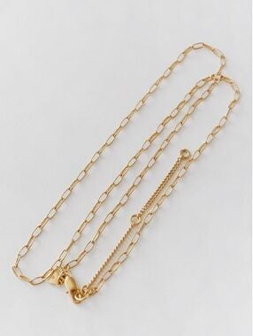 Madewell Paperclip Chain Long Necklace